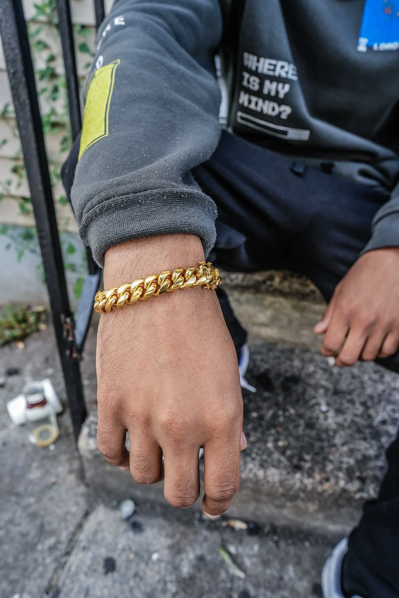 12mm Cuban Link Necklace Bracelet Bundle - Image 6