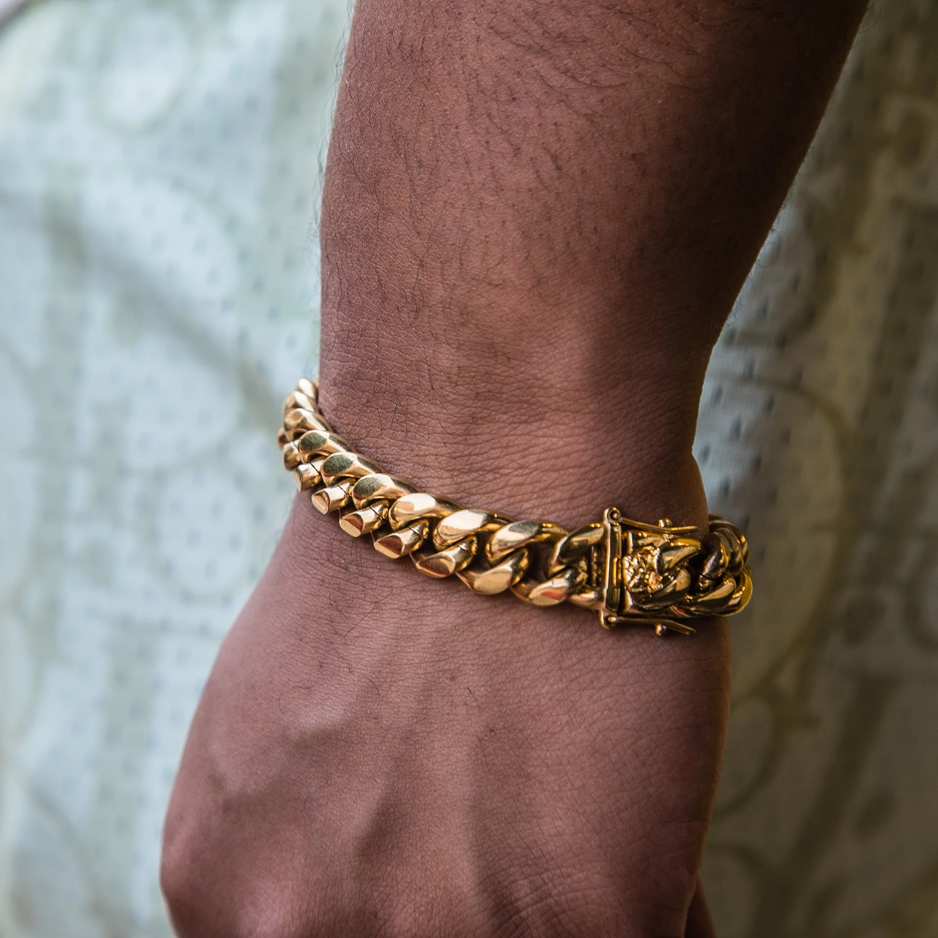 12mm Miami Cuban Link Bracelet - Image 3