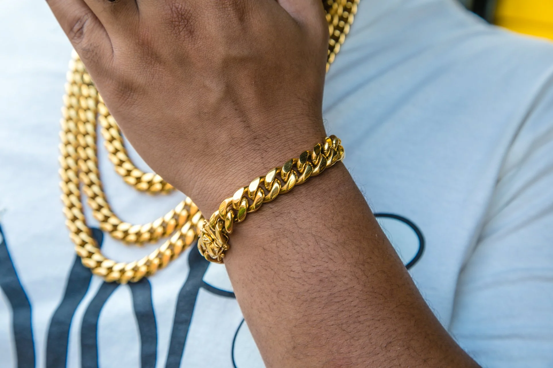 12mm Miami Cuban Link Bracelet - Image 4