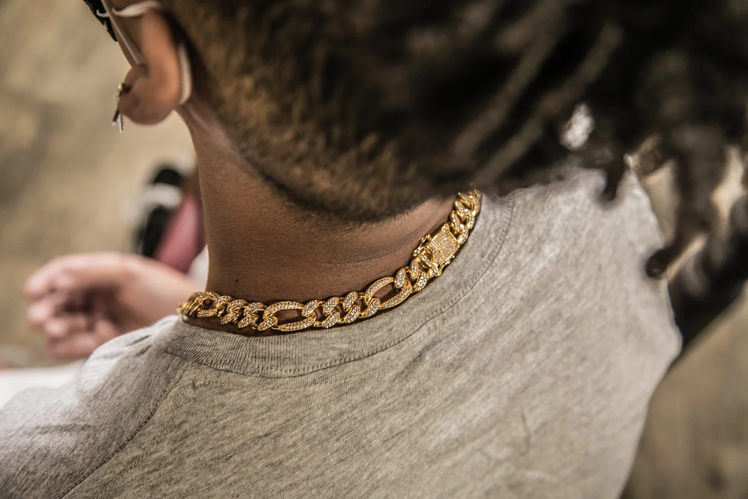 Figaro Studded Necklace - Image 2