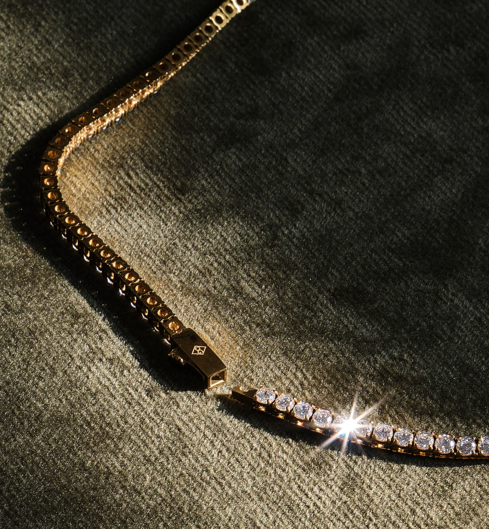 Tennis Necklace -3mm Stainless Steel - Image 3